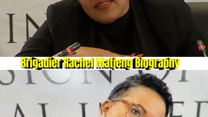 Brigadier Rachel Matjeng Biography: Education, Career, Family & Leadership Journey
